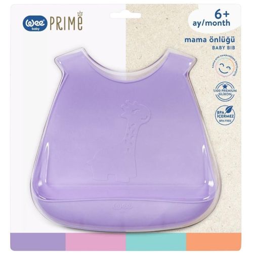 Wee Baby Prime лигавник с джоб от естесвен силикон, 6+ месеца (1 бр.)