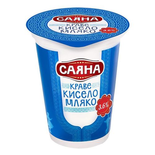 Саяна краве кисело мляко 3.6% (400 г)