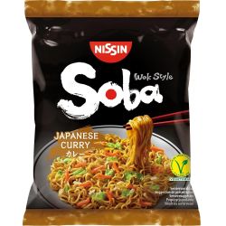 Nissin Soba Japanese Curry нудъли с къри, пакет (111 г)