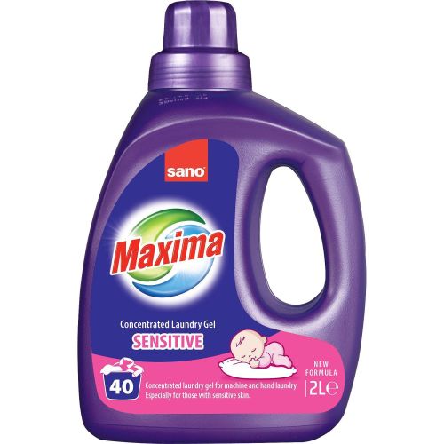 Sano Maxima Sensitive течен перилен препарат, 40 пранета (2 л)