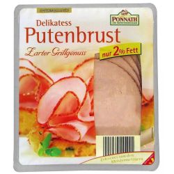 Ponnath деликатесни пуешки гърди натюр (100 г)