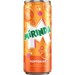 Mirinda портокал, кен (330 мл)
