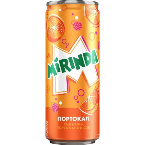 Mirinda портокал, кен (330 мл)