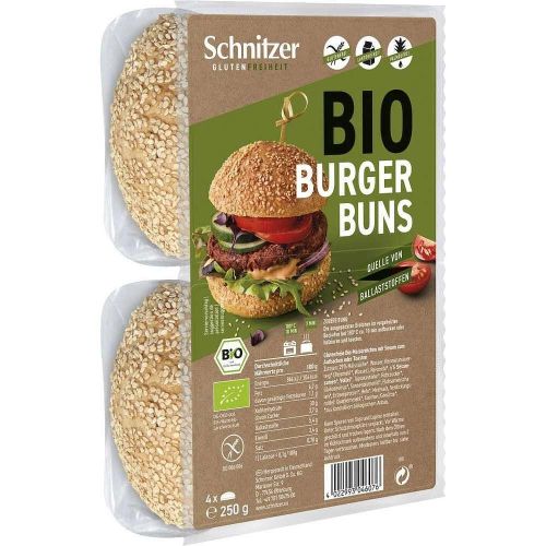 Schnitzer био питки за хамбургер, без глутен (250 г)