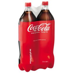 Coca-Cola Original Taste газирана безалкохолна напитка, 2 бр. х 1.5 л (3 л)