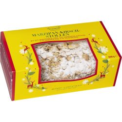 KuchenMeister щолен с марципан, череши, лешници и филирани бадеми (600 г)