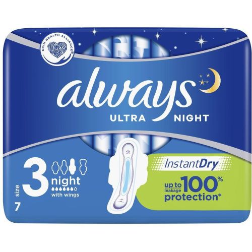 Always Ultra Night дамски превръзки (7 бр.)