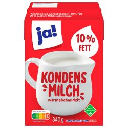 Ja! кондензирано мляко 10% (340 г)