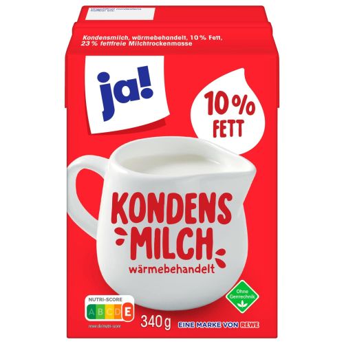 Ja! кондензирано мляко 10% (340 г)