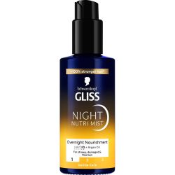 Gliss Night Nutri Mist спрей за коса (100 мл)