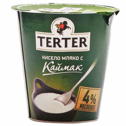 Terter краве кисело мляко с каймак 4% (400 г)