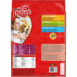 Purina Darling храна за кучета в зряла възраст, месо и зеленчуци (3 кг)