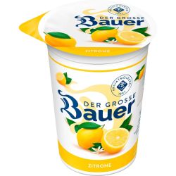 Bauer йогурт ванилия, лимон, праскова и маракуя, кайсия (250 г)