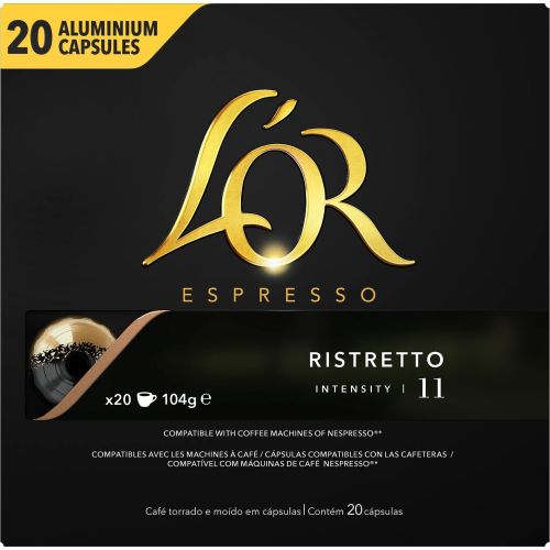 L'OR Ristretto кафе капсули съвместими с Nespresso (20 бр.)