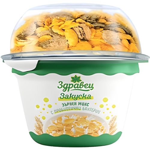 Здравец йогурт зърнен микс с пробиотични бактерии (178 г)