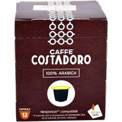 Costadoro кафе капсули, 100% арабика, съвместими с Nespresso (100 г)