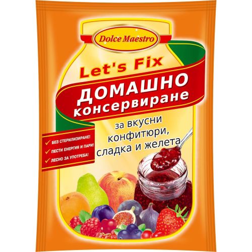 Dolce Maestro Let's Fix домашно консервиране за конфитюри, сладка и желета (25 г)