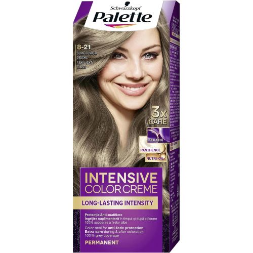 Palette Intensive Color Cream боя за коса пепеляв светло рус, 8-21 (1 бр.)