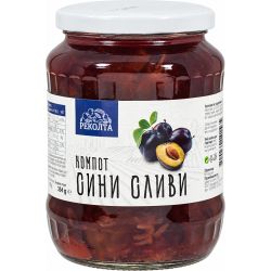 Реколта компот от сини сливи (680 г)