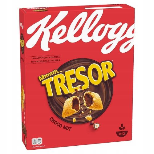 Kellogg's Tresor корнфлейкс с шоколад и нуга (375 г)