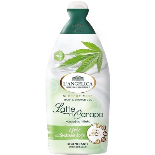 L'Angelica Officinalis душ гел конопено мляко (500 мл)