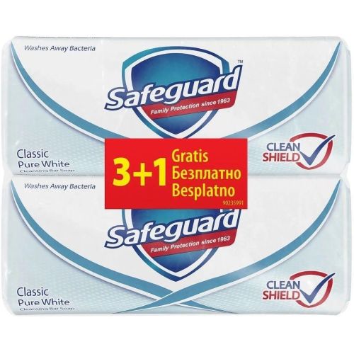 Safeguard сапун класик, 4 бр. х 90 г (360 г)