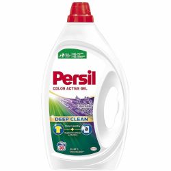 Persil Color Active Gel Lavender Deep Clean течен перилен препарат за цветно пране с лавандула, 38 пранета (1.71 л)