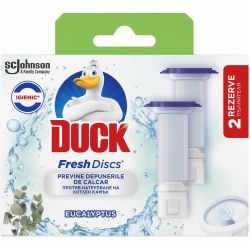 Duck Fresh Discs ароматизатор за тоалетна евкалипт, пълнител, 2 бр. х 36 мл (72 мл)