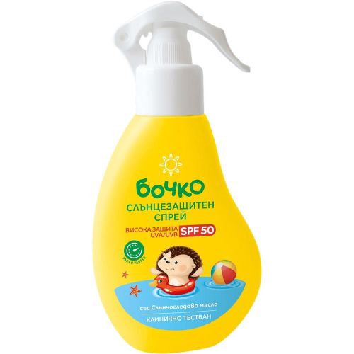 Бочко слънцезащитно олио, спрей, SPF50 (150 мл)