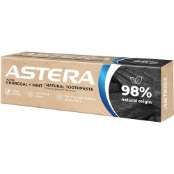 Astera Natural Charcoal + Mint паста за зъби (75 мл)