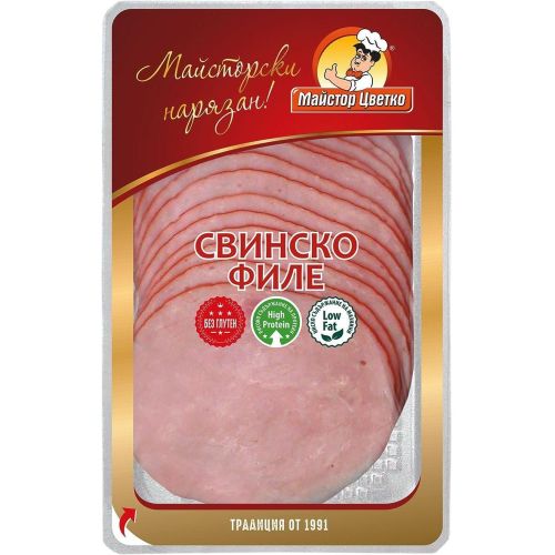 Майстор Цветко свинско филе, слайс (100 г)