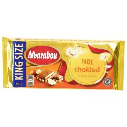 Marabou млечен шоколад с ядки (250 г)