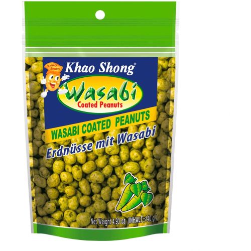 Khao Shong фъстъци в обвивка от уасаби, пакет (140 г)