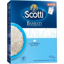 Scotti басмати ориз, 3 бр. х 125 г (375 г)