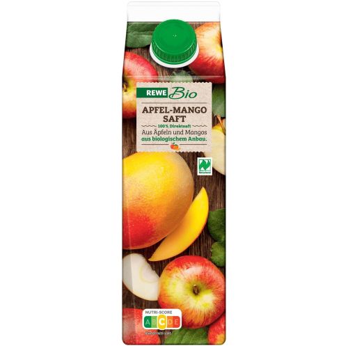 REWE био сок от ябълка и манго (1 л)
