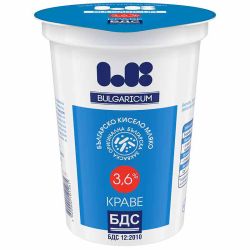 LB Bulgaricum краве кисело мляко по БДС 3.6% (400 г)