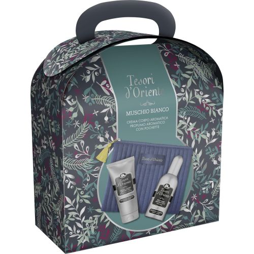 Tesori d'Oriente Muschio Bianco козметичен комплект с несесер, 2 части (1 бр.)