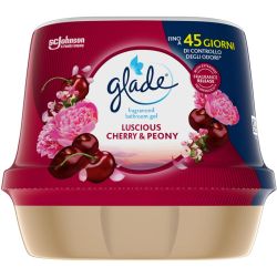 Glade Luscious Cherry & Peony гел ароматизатор за баня череша и божур (180 г)