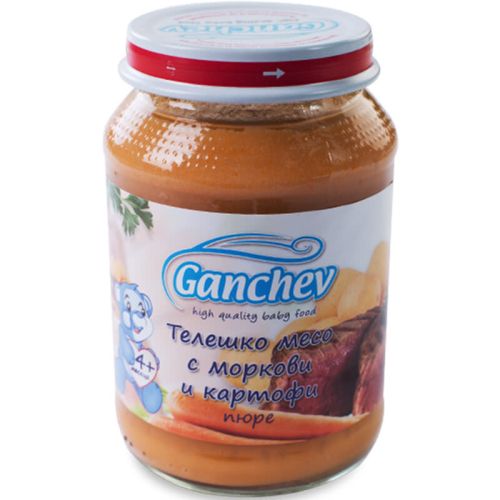 Ганчев пюре от телешко с картофи и моркови (190 г)