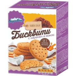 Боровец бисквити с карамел и кокос (100 г)