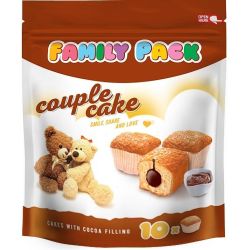 Pobeda Couple Cake мини кекс с какао, фамилна опаковка (200 г)