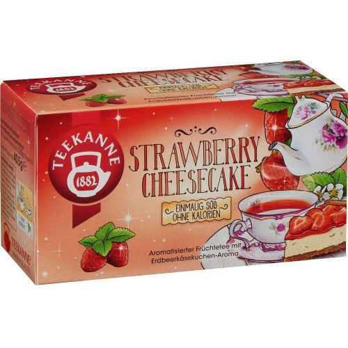 Teekanne Strawberry Cheesecake плодов чай, 18 бр. х 2.28 г (41 г)