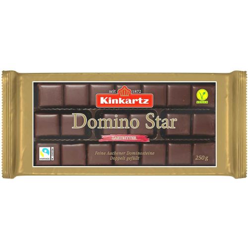 Kinkartz Domino Star с тъмен шоколад (250 г)