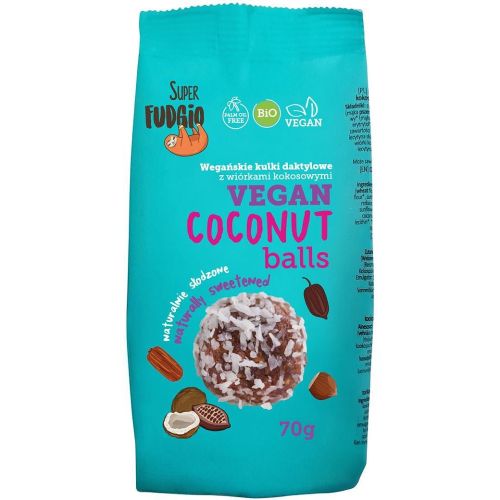 Super Fudgio био веган бонбони от фурми кокос (70 г)