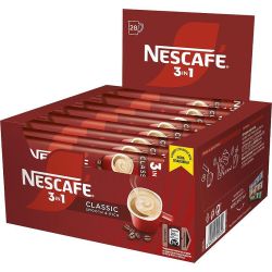 Nescafe 3in1 Classic разтворимо кафе, 28 бр. х 15.5 г (434 г)