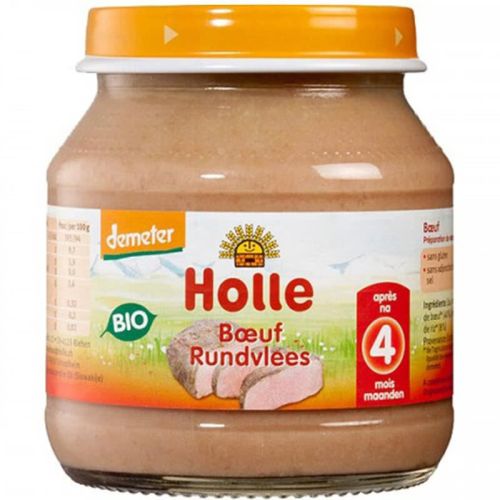 Holle био пюре с говеждо месо (125 г)
