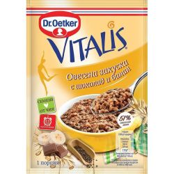 Dr. Oetker Vitalis овесена закуска с шоколад и банан (58 г)
