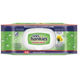 Wet Hankies Lemon мокри кърпички (72 бр.)