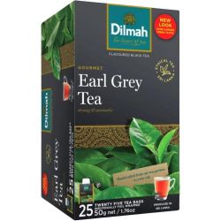 Dilmah Earl Grey черен чай ърл грей, 25 бр. (50 г)