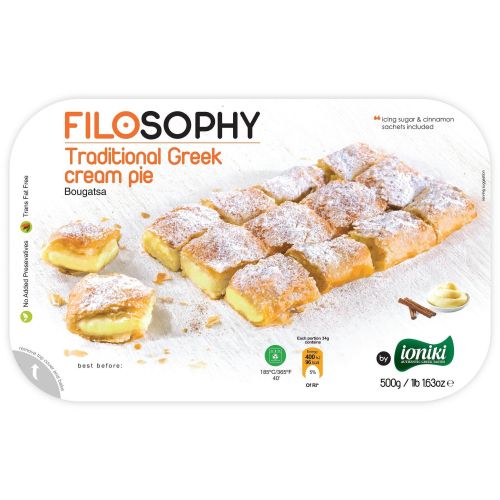 Ioniki крем пита с многолистно тесто по гръцка рецепта (500 г)